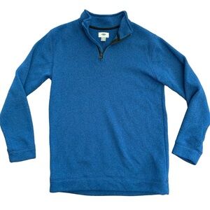 Old Navy Pullover Quarter Zip Up Blue Sweater